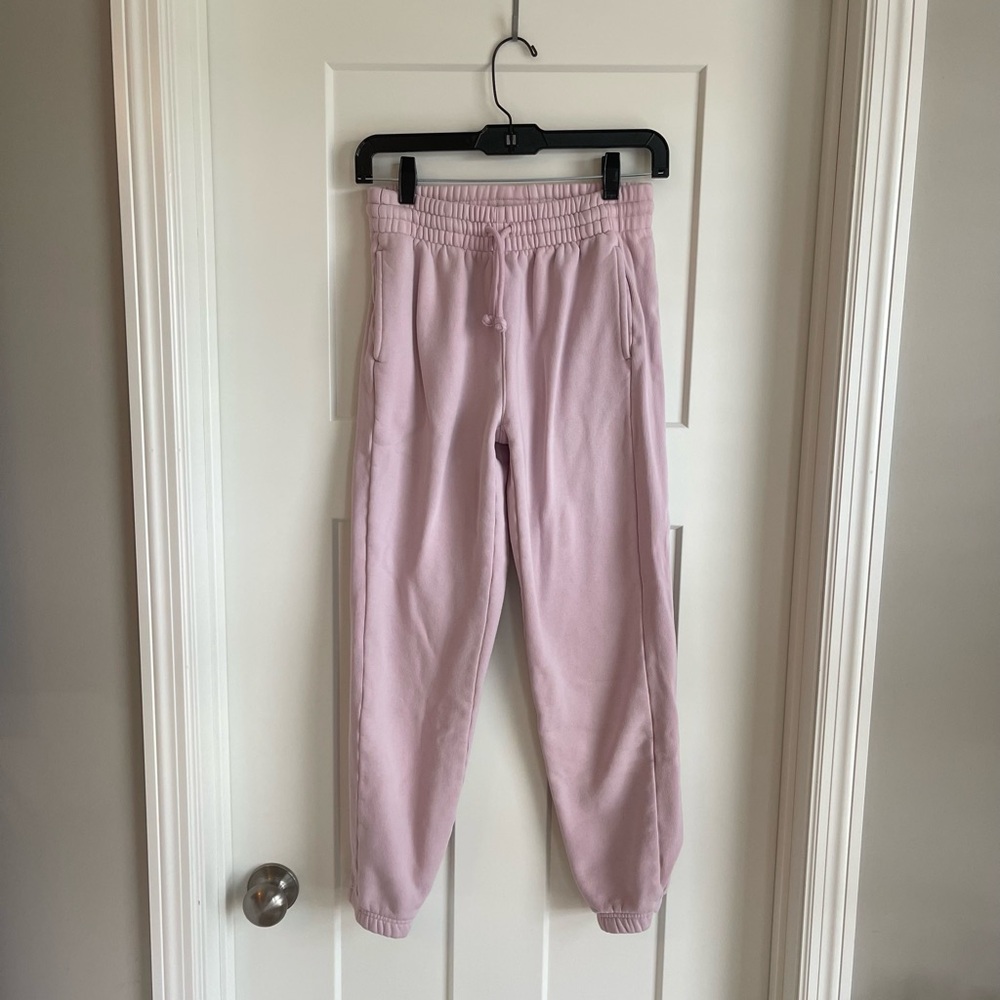 TNA Soft Pink Cozy Sweatpants Boyfriend XS